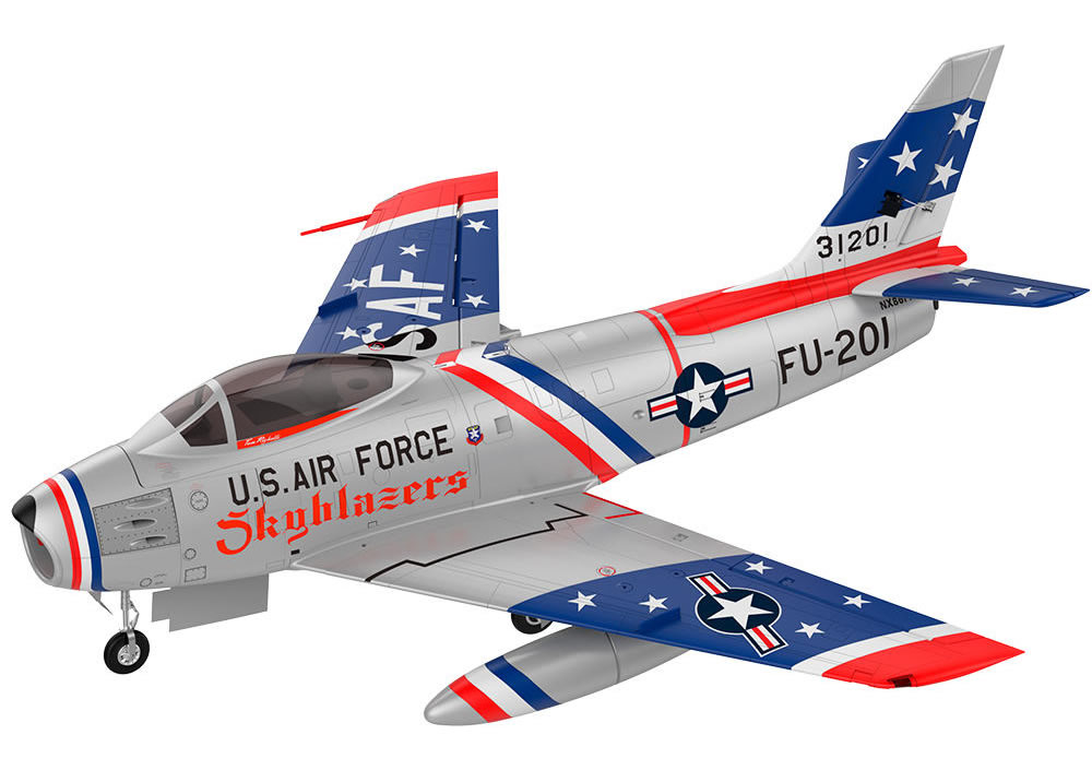 HSD F-86 Sabre Sky Blazer 120mm PNP Jet Flight Image