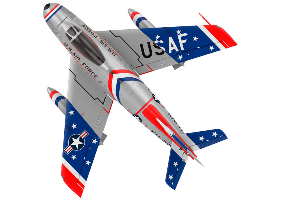 HSD F-86 Sabre Sky Blazer 120mm PNP Jet Flight Image