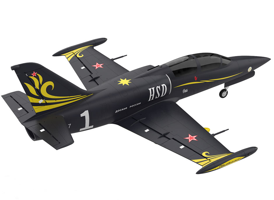 HSD L-39 Black Scheme 120mm Jet PNP RC Airplane Flight Image