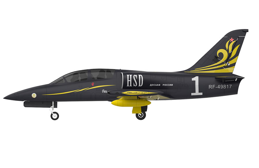 HSD L-39 Black Scheme 120mm Jet PNP RC Airplane Flight Image