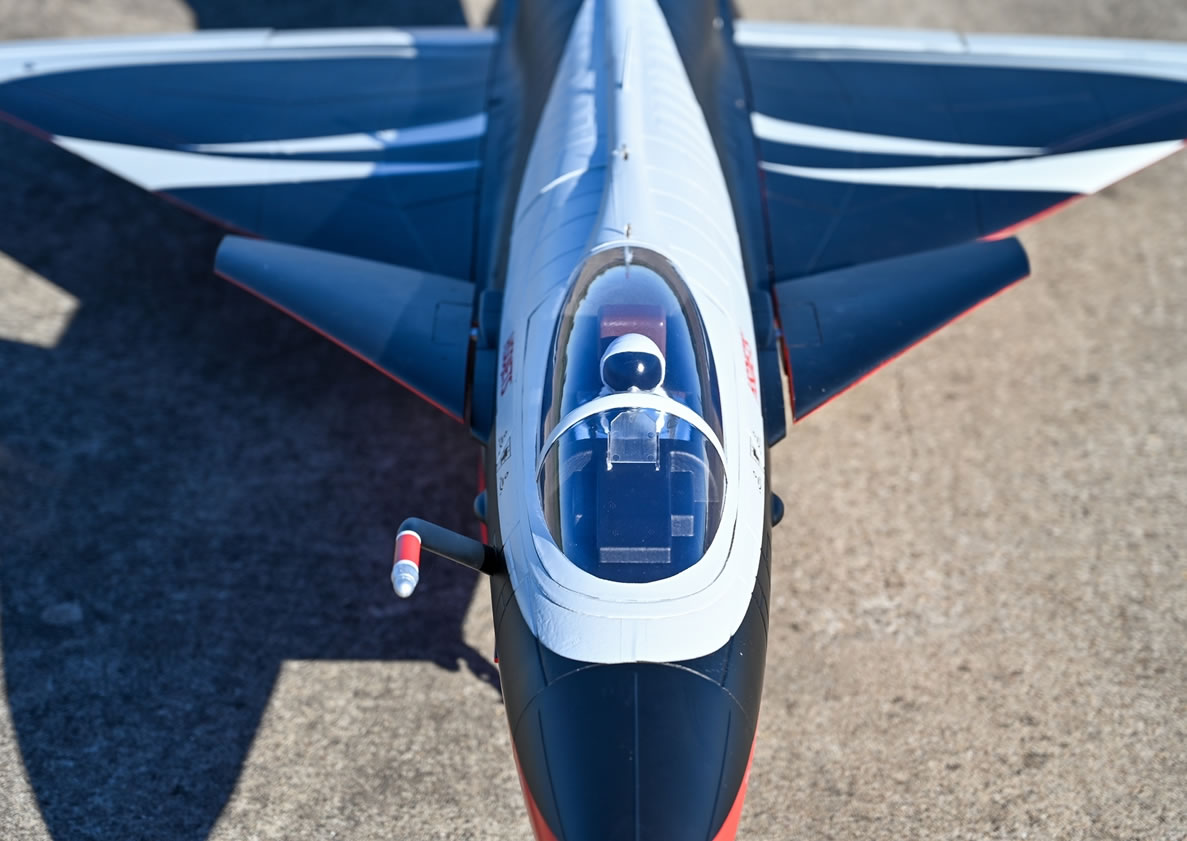 HSD Jet J-10 8kg Turbine Foam Jet PNP smoke turbine Black/Red & White RC Jet