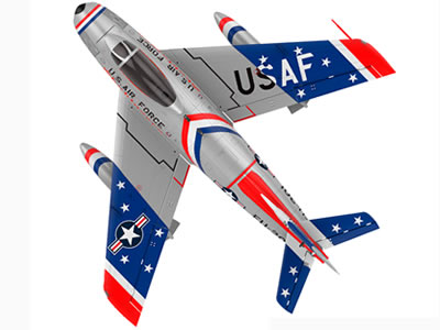 HSD F-86 Sabre Blue Sky Blazer 120mm PNP Jet RC Airplane