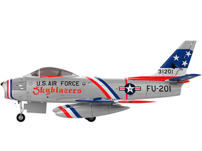 HSD F-86 Sabre Blue Sky Blazer 120mm PNP Jet RC Airplane