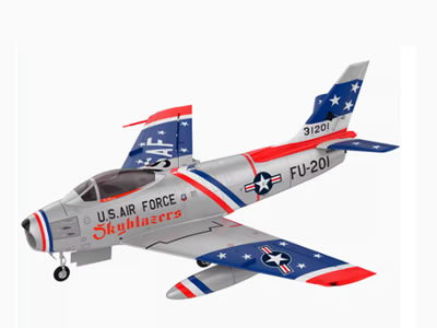 HSD F-86 Sabre Blue Sky Blazer 120mm PNP Jet RC Airplane