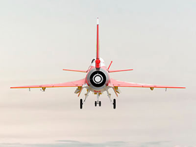 HSD HJ-10 Red White Colors PNP RC Jet
