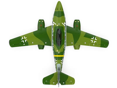 HSD ME-262 Green Camo Twin 90mm Jet PNP RC Airplane